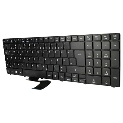 Afbeelding van vhbw Toetsenbord QWERTZ compatibel met Acer Aspire 5738, 5738Z, 5738G, 5552G, 5733, 5733Z, 5736, 5736Z Notebook zwart, nummerblok