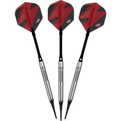 Afbeelding van Bull’s Lightning 80% Red Softtip Darts 21 gram Tungsten Rechte Barrel Vorm