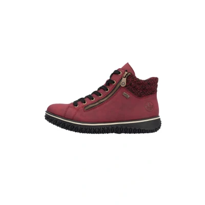Afbeelding van Rieker Sneakers laag, Dames, Maat: 37, Rouge Kunststof