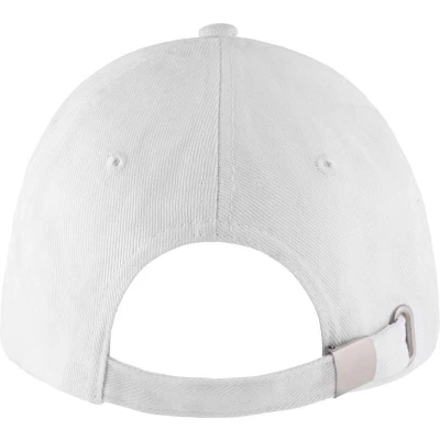 Afbeelding van SOLS Unisex Buffalo 6 Panel Baseball Cap (Wit/Zwaar)