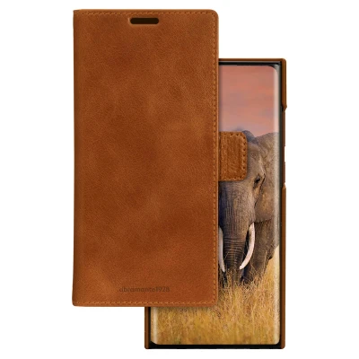 Afbeelding van Samsung Galaxy S24 Ultra Hoesje Echt leder dbramante1928 2 in 1 Case/Bookcase Bruin Telefoonhoesje