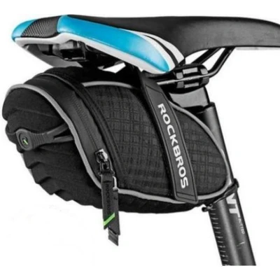 Afbeelding van Framehack Zadeltas Racefiets Mountainbike Mtb Koersfiets Fietstassen Waterdicht Wielrennen tas Zwart