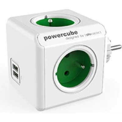 Afbeelding van Allocacoc PowerCube Original USB Groen (FR)