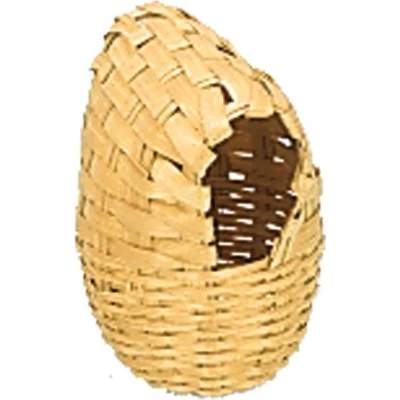 Afbeelding van Nobby nest korf gevlochten met kokos 7 x 11 cm 2 ST