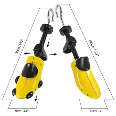 Afbeelding van Twee richtingen schoenspanners, schoenexpander, schoenvormer met bunionpluggen, hoogtekussen en tas trekkoord Dames EU 35.5 41.5