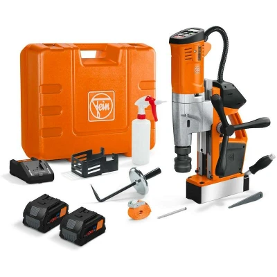Afbeelding van FEIN AKBU 35 PMQW AS 18V accu magneet kernboormachine tot 35mm in koffer (2x 8,0Ah + lader) 71700464000