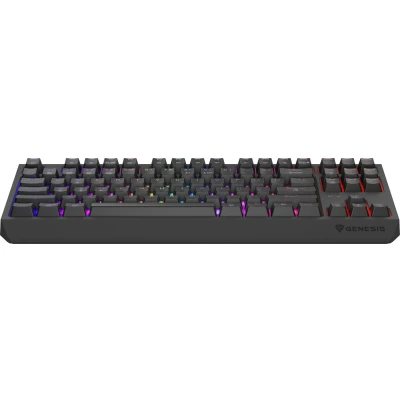 Afbeelding van GENESIS Thor 230 TKL toetsenbord Gamen USB + RF Wireless Bluetooth QWERTY Amerikaans Engels Grijs