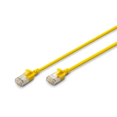 Afbeelding van Digitus DK 1632 A 003S Y netwerkkabel Geel 0,3 m Cat6a F/FTP (FFTP)