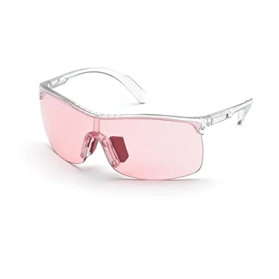 Afbeelding van Adidas Sport Donna SP0003 27S Occhiali da sole Plastica Trasparente Rosa Maschera Fotocromatiche