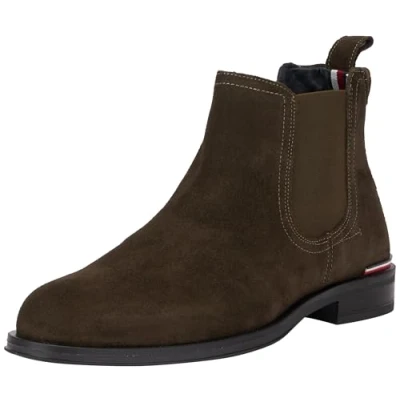 Afbeelding van Tommy Hilfiger CORE Chelsea Korte laarzen, Heren, Maat: 44, Black Schoenen