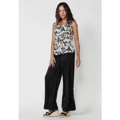 Afbeelding van KOROSHI Top zwart / wit