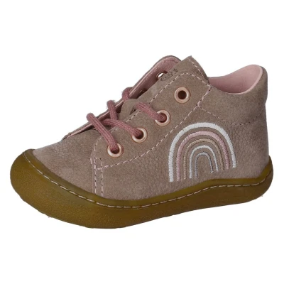 Afbeelding van PEPINO Loopstoeltje Kally regenboog chocolade/roze (medium)