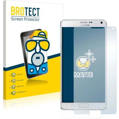 Afbeelding van BROTECT Screenprotector voor Samsung Galaxy Note 4 Folie Beschermfolie matte (2 Stuks)