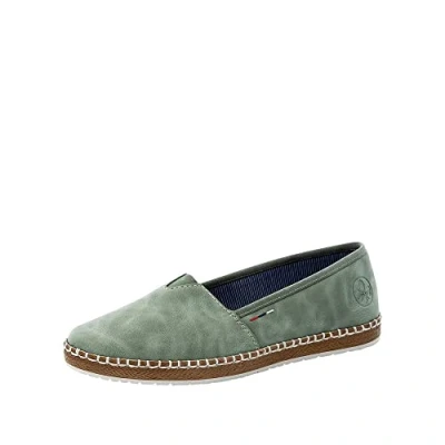Afbeelding van Rieker M2270 Sneakers voor dames, groen, 39 EU
