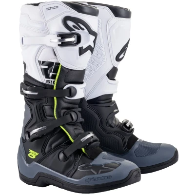 Afbeelding van Alpinestars 2024 Tech 5 Crosslaarzen Zwart / Donker Grijs Wit maat 43
