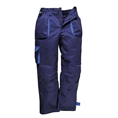 Afbeelding van Portwest Texo Contrast Broek Gevoerd maat Small, Navy