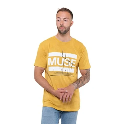 Afbeelding van Muse Origin Of Symmetry Heren T shirt L Geel