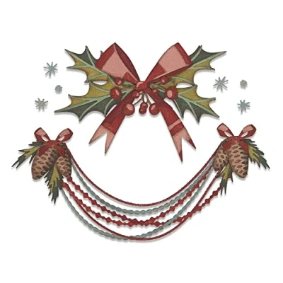 Afbeelding van Thinlits stansset 10PK Deck the Halls Colorize van Tim Holtz