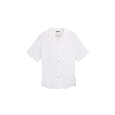 Afbeelding van TOM Tailor Denim Overhemd, Heren, Maat: XL, White
