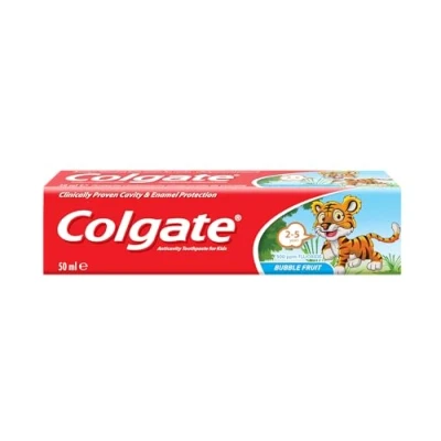 Afbeelding van Colgate kindertandpasta Bubble Fruit 2 5 jaar 50ml