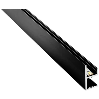 Afbeelding van Barthelme 62399531_9005 BARdolino Muro LED profiel Aluminium (l x b h) 1000 18.4 37.3 mm 1 m