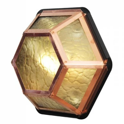 Afbeelding van Konstsmide Castor 533 900 Buitenlamp (wand) Spaarlamp, LED E27 60 W Koper