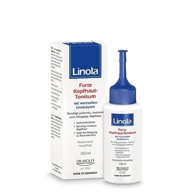 Afbeelding van Linola Forte Kopfhaut Tonikum beruhigt juckende, trockene und schuppige Kopfhaut, 100 ml Oplossing