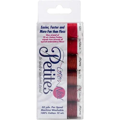 Afbeelding van Elk katoen van elke Sampler 12 WT Petites redwork assortiment