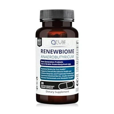 Afbeelding van RENEWBIOME Anaerobutyricum Probioticum met hallii En soehngenii 5 miljard CFU per 1 maagsapresistente capsule 30 capsules