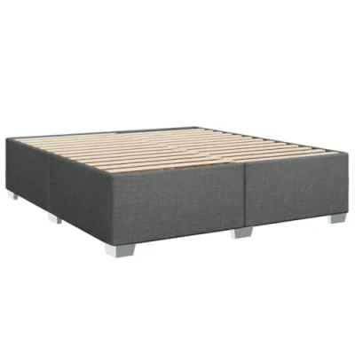Afbeelding van Bedframe stof donkergrijs 180x200 cm