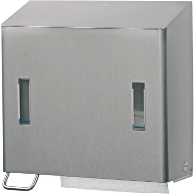 Afbeelding van SanTRAL combinatiedispenser handdoek &amp; zeepdispenser RVS
