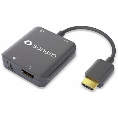 Afbeelding van Sonero AVT115 HDMI audio extractor, 4K zwart