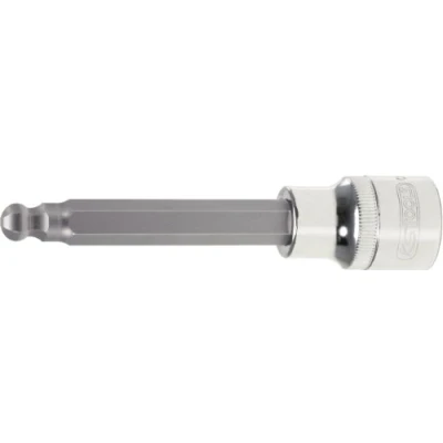 Afbeelding van KS Tools, Dopsleutel + dopmoer, 1/2&quot; CHROMEplus bitmof lang (17 mm)