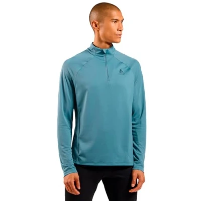Afbeelding van Odlo Midlayer Essential Ceramiwarm 1/2 Zip Hardloopshirt Heren Maat XL