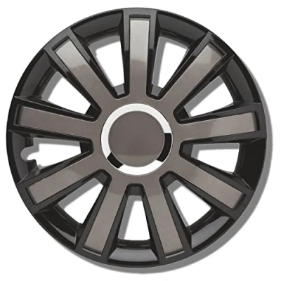 Afbeelding van Wieldop wieldoppen set Flash (4 stuks) zwart/grijs van 4