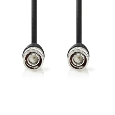 Afbeelding van BNC Videokabel Male Vernikkeld 75 Ohm 5.00 m Rond Nedis