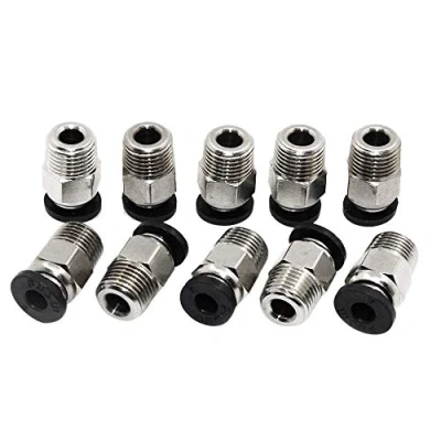 Afbeelding van Junguluy Pc4 M10 Stekker Rechte Pneumatische Pefe Buis Voor V6 Plug Bowden Extruder 3D printer (Pack van 10 stuks)