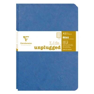 Afbeelding van Schrift Clairefontaine A5 lijn 48 vel 90gr 2 stuks blauw
