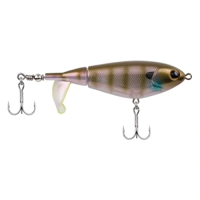 Afbeelding van Berkley Choppo Topwater Visaas Makkelijk te gebruiken lokaas voor baars en roofvissen, creëert maximale oppervlakteverstoring geluid 10,5cm / Ghost Bluegill