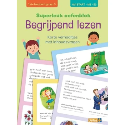 Afbeelding van Superleuk oefenblok begrijpend lezen 1ste leerjaar/ groep 3 (Paperback)