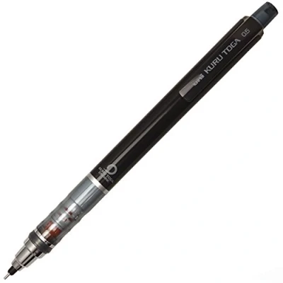 Afbeelding van uni Kurutoga Mechanische Potlood Standard, 0.5mm, Zwart (M54501P.24)