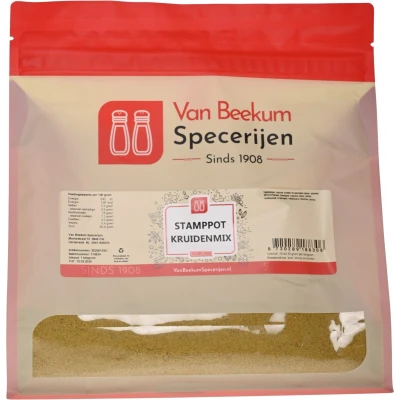 Afbeelding van Van Beekum Specerijen Stamppot Kruidenmix 20 KG Zak (bulk verpakking)