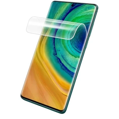 Afbeelding van [2 Stuks] Hydrogel Film voor IPhone 16 Pro Hooggevoelige Beschermende Flexibele Schermbeschermers Volledige Dekking Screen Protector (HD Transparante)