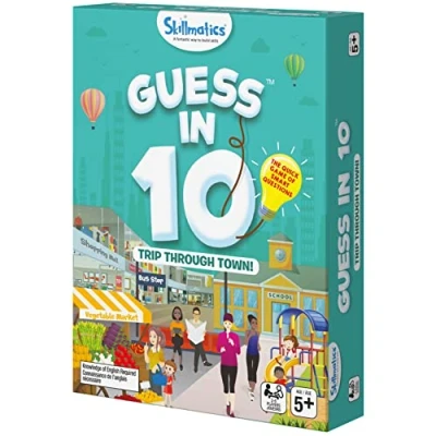 Afbeelding van Spin Master Games Skillmatics Guess in 10 Educatief bordspel, voor gezinnen en kinderen vanaf 5 jaar, reis door de stad