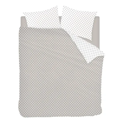 Afbeelding van Snoozing Pierrot Dekbedovertrek Tweepersoons 200x200/220 cm + 2 kussenslopen 60x70 Taupe