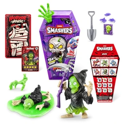 Afbeelding van Smashers Horror House, Series 1, Reaper, Surprise Collectible Toy, Medium (30 cm), (Reaper)