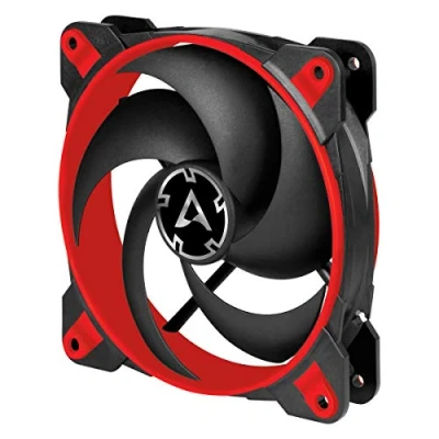Afbeelding van ARCTIC BioniX P120 PC Fan, 120mm Ventilator, Gaming Case PWM PST sharing functie, Geoptimaliseerd voor statische druk, Koeler, rpm synchroon, 2002100 Rood