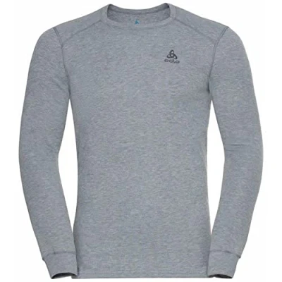 Afbeelding van ODLO BL TOP Crew neck l/s ACTIVE WARM Heren Thermoshirt