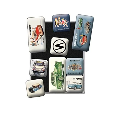 Afbeelding van Nostalgic Art Magneet Set Trabant