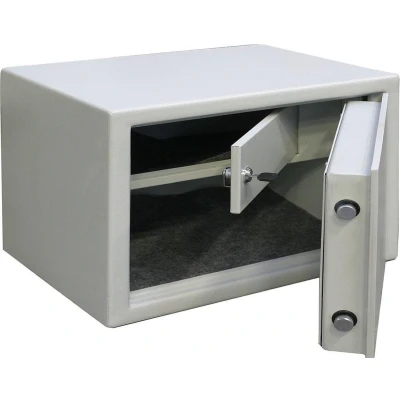 Afbeelding van De Raat Security Wapenkluis 350x450x380mm 35kg inbraakwerend lichtgrijs